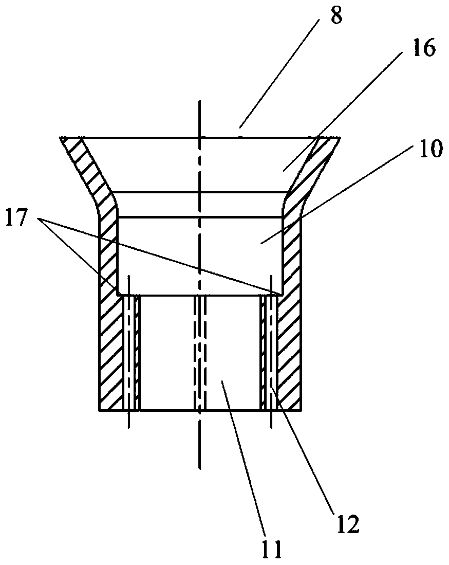 A rubber hose vulcanization mold core and its mold