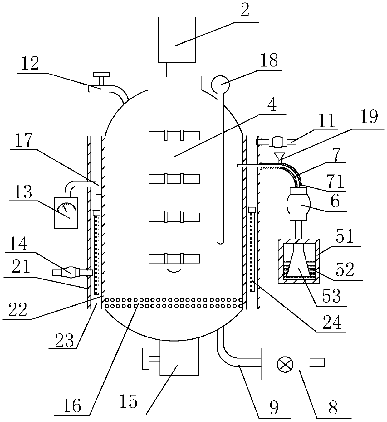 Device and method for preparing biologic diesel oil by using microalgae to adsorb carbon dioxide