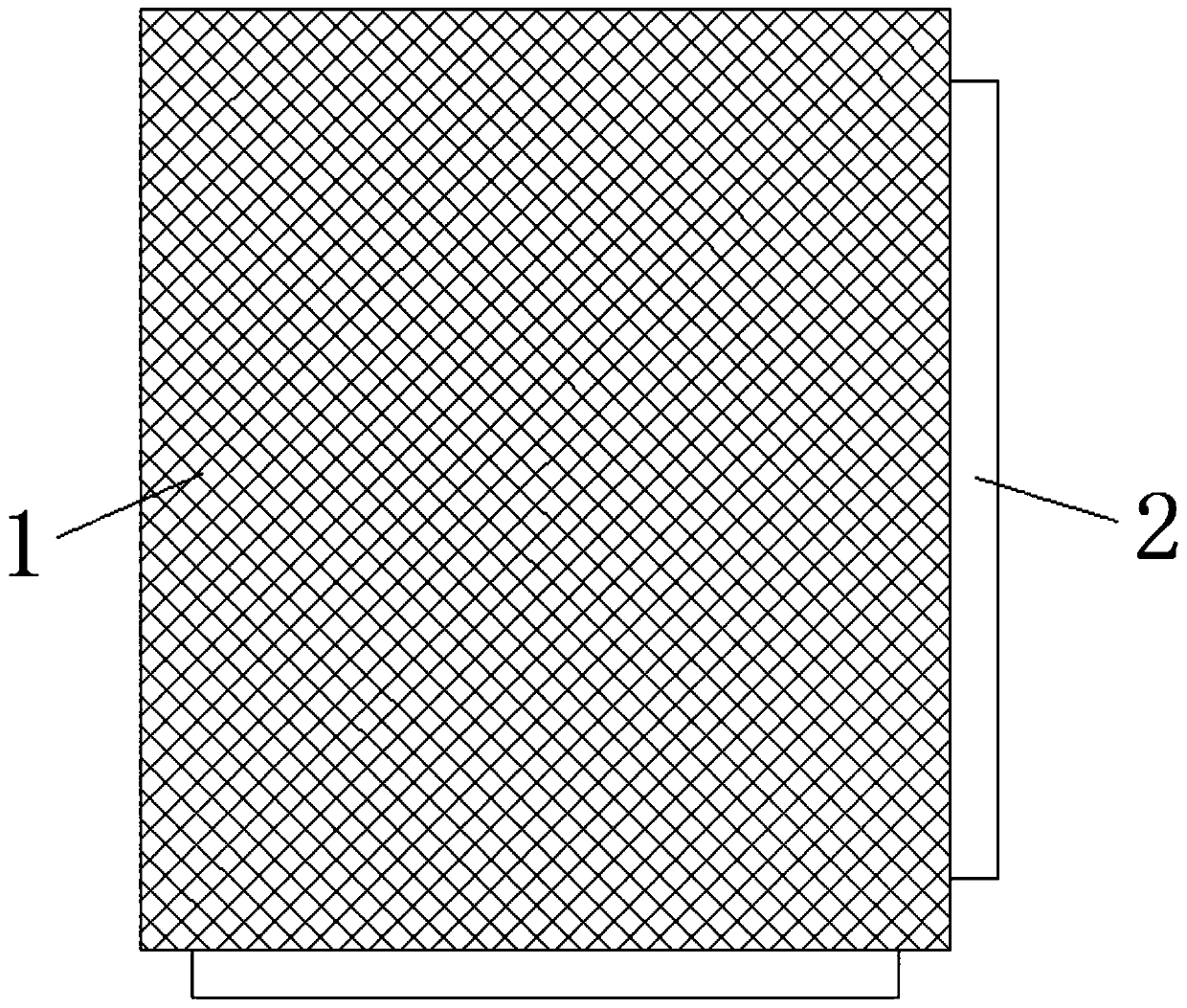 Light wood structure fireproof wall body plate