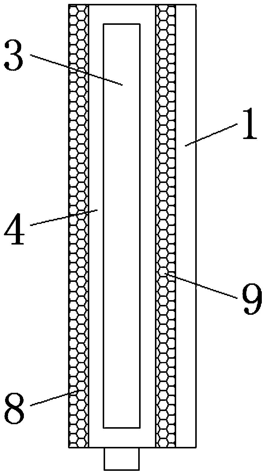 Light wood structure fireproof wall body plate