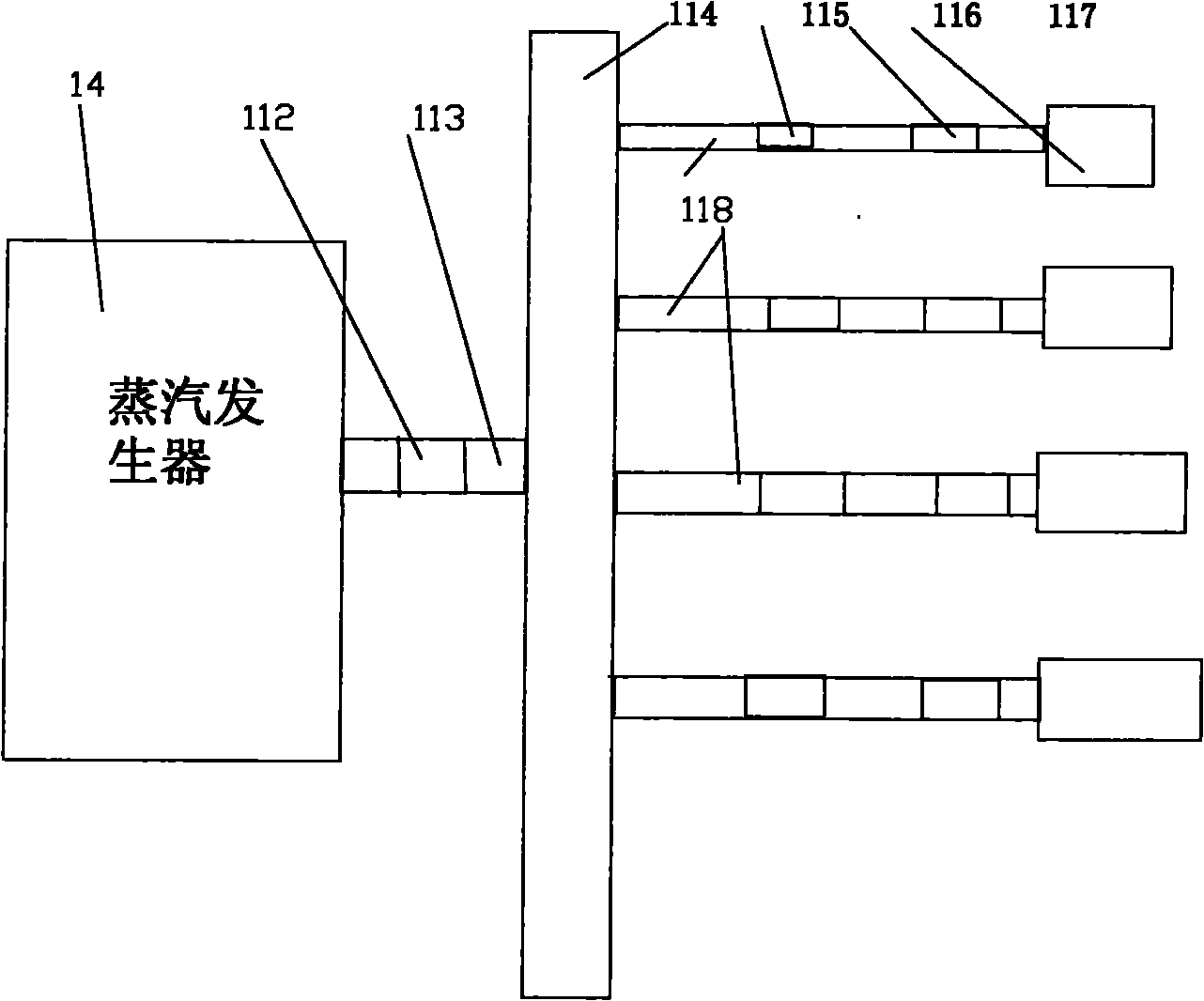 Steam heating pot system