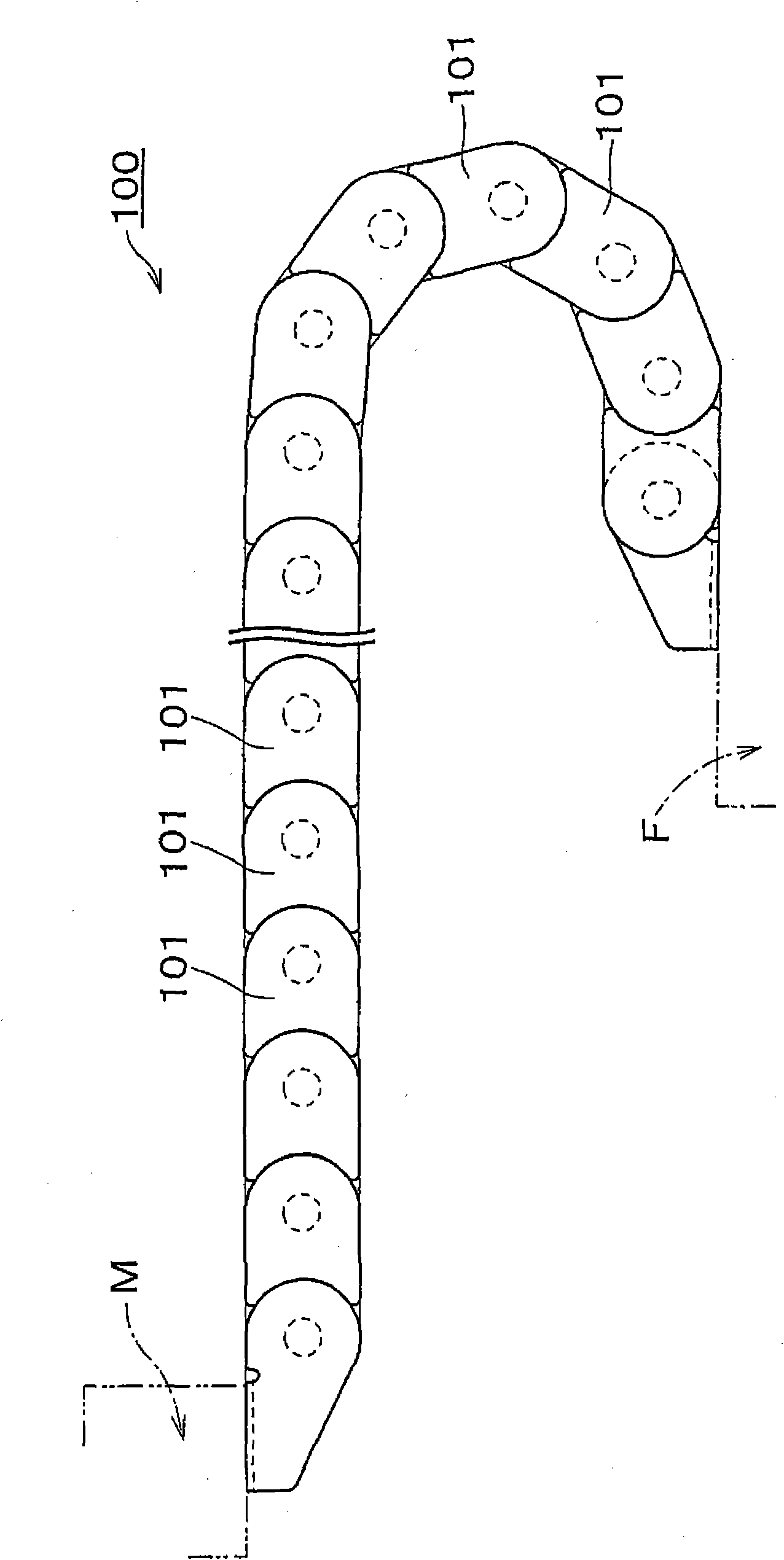 Cable protection and guide device