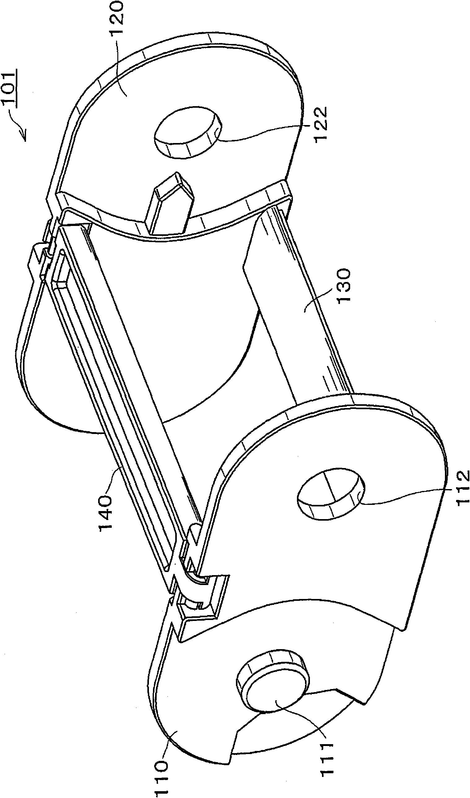 Cable protection and guide device