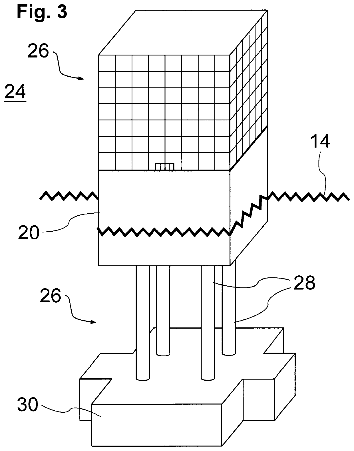 Rocket launch platform stabilization system