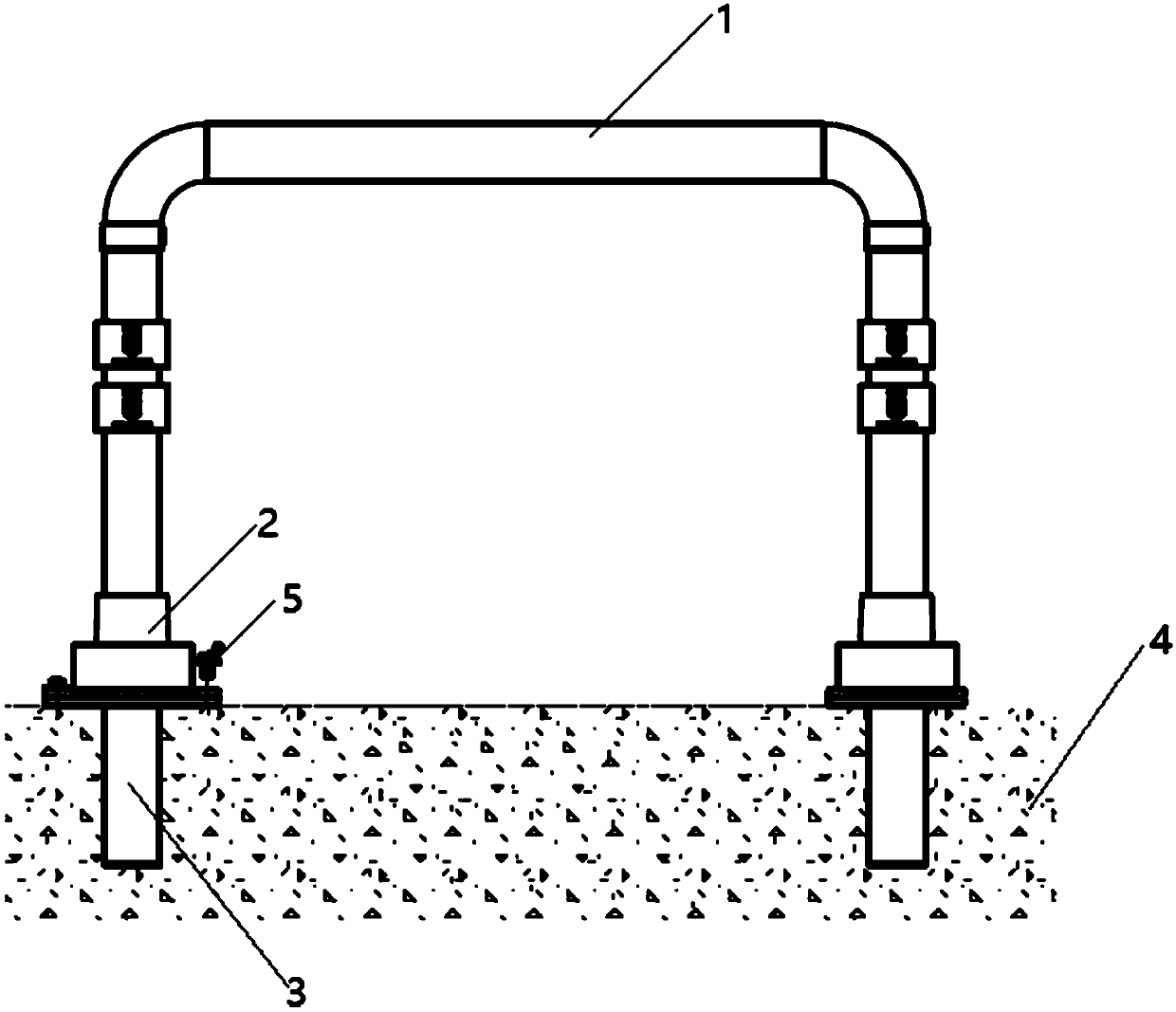 Self-recovery anti-collision column