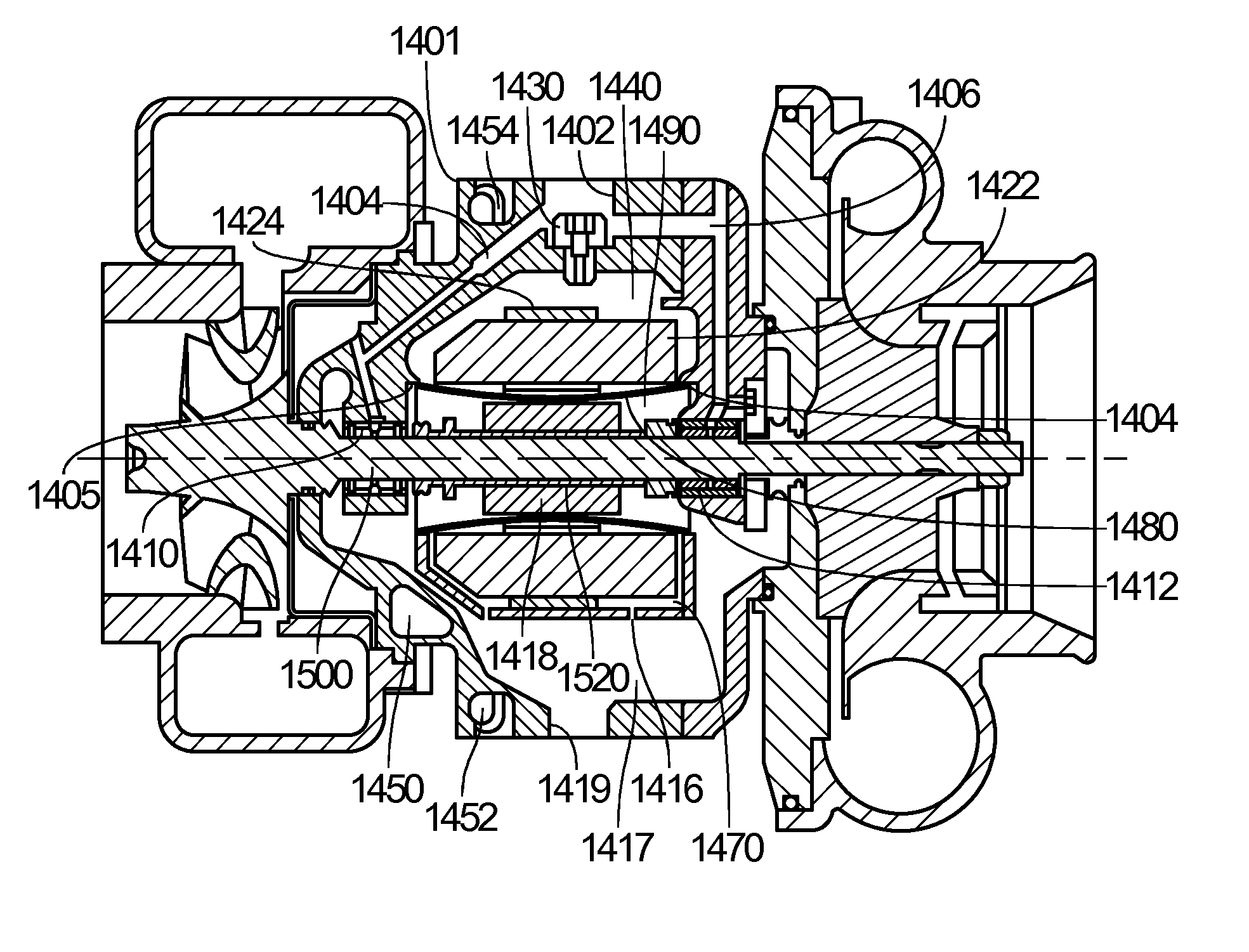 Cooling an electrically controlled turbocharger