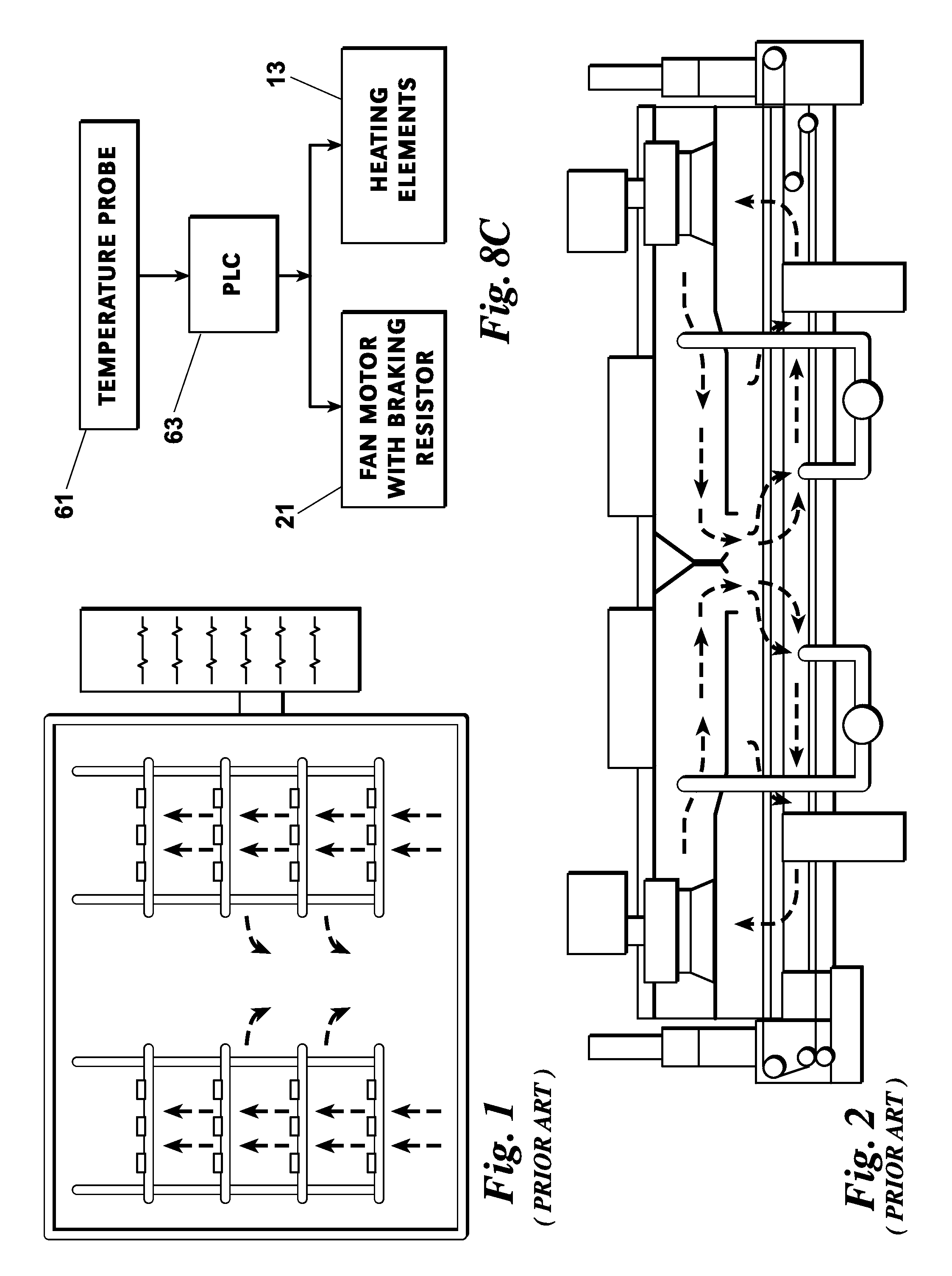 Airflow pattern for spiral ovens