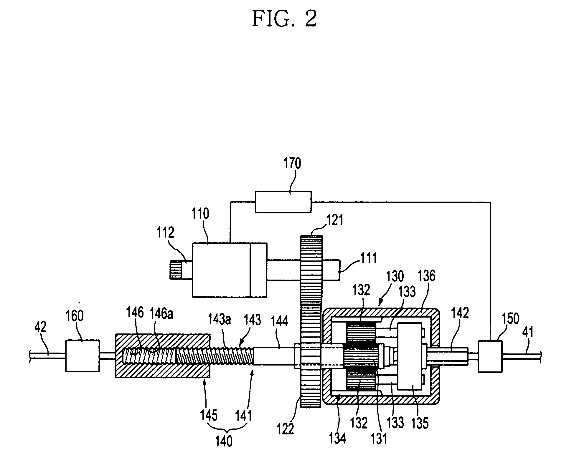 Electric parking brake system