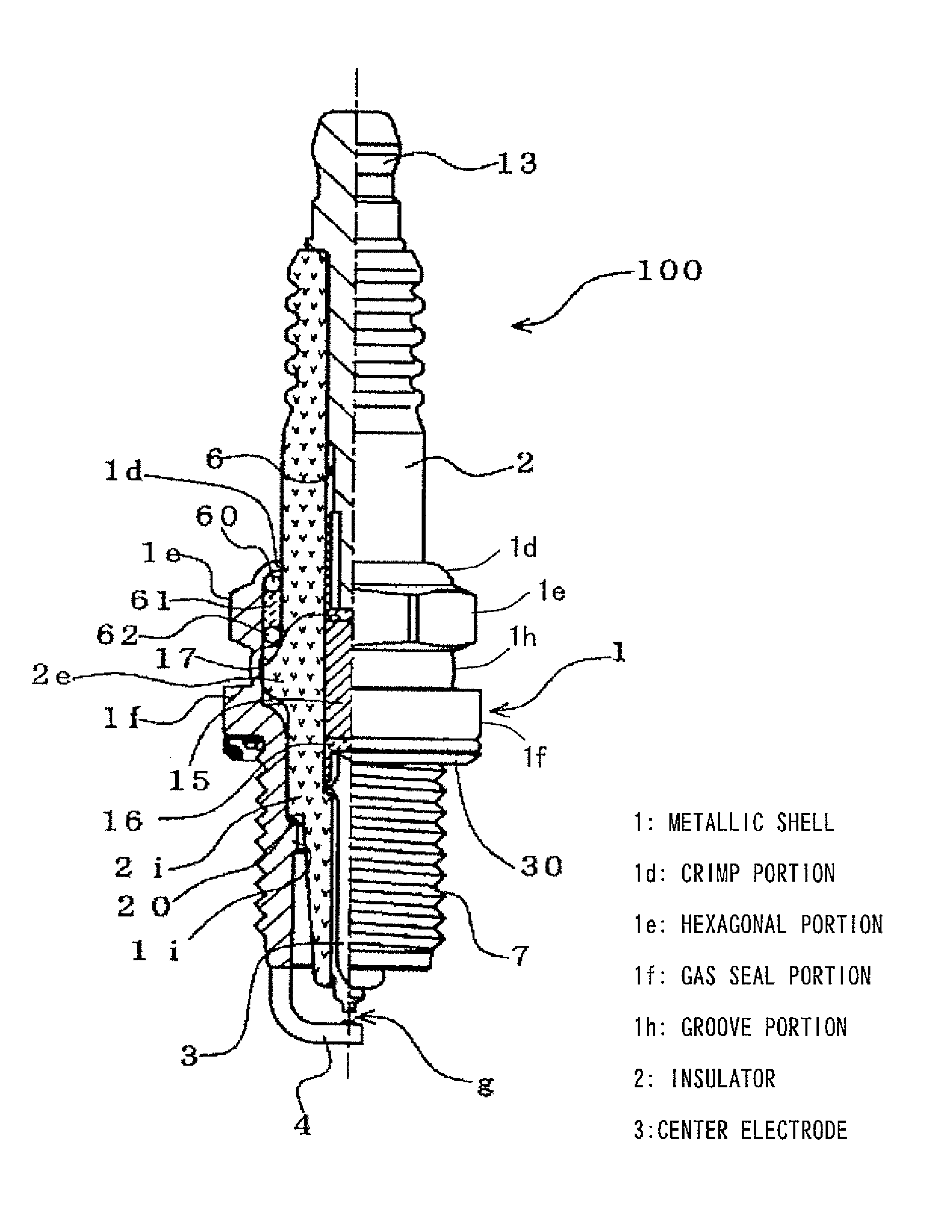 Spark plug having stress corrosion cracking resistance