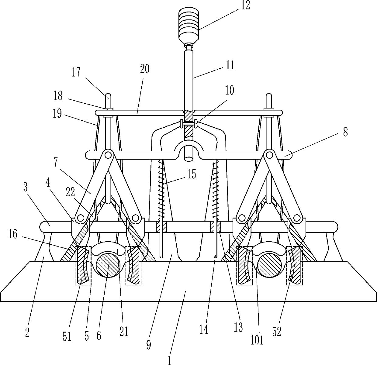 Steel bar cutter for well lid installing