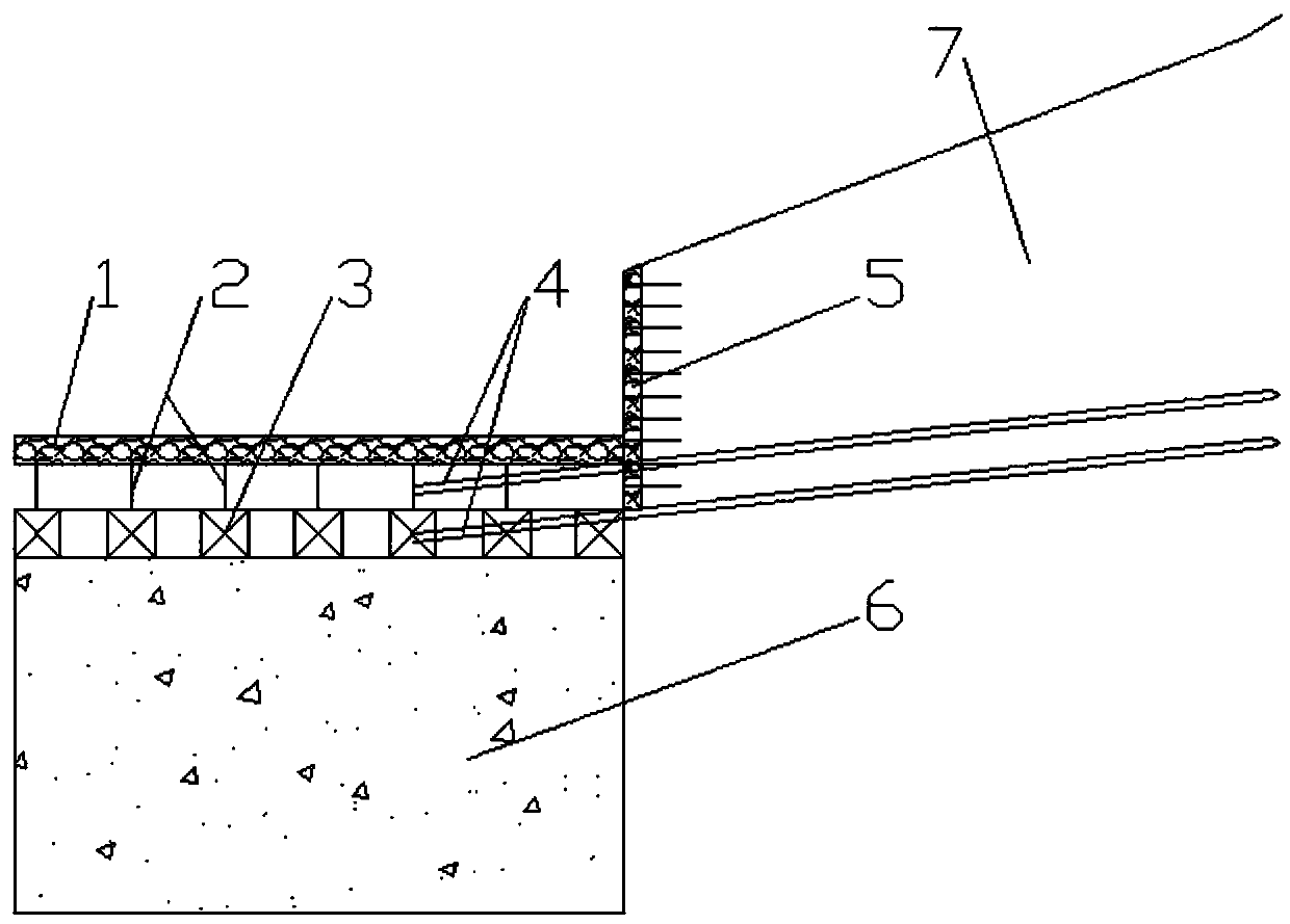 Tunnel-entering structure and tunnel-entering construction method