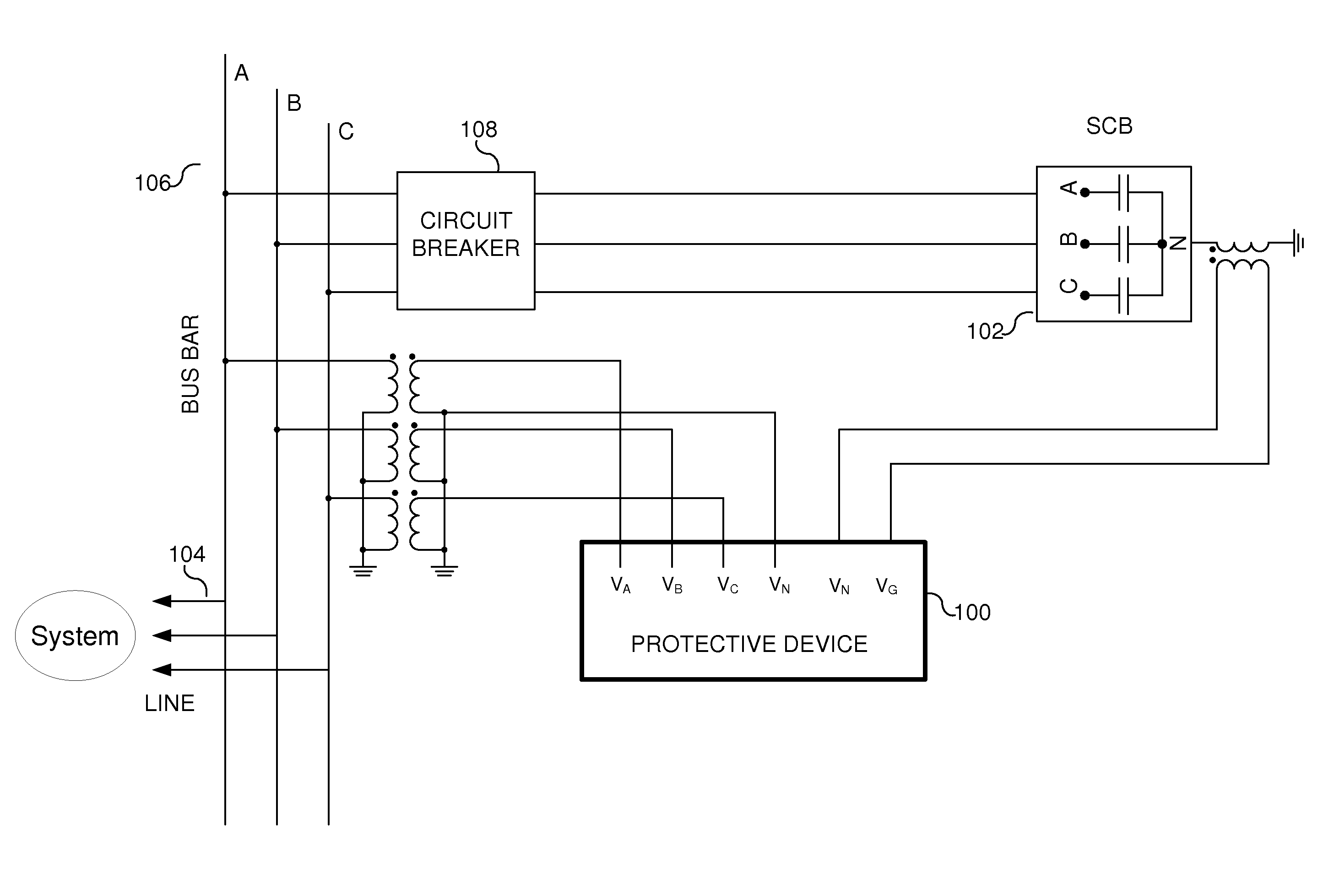 Apparatus and method for identifying a faulted phase in a shunt capacitor bank