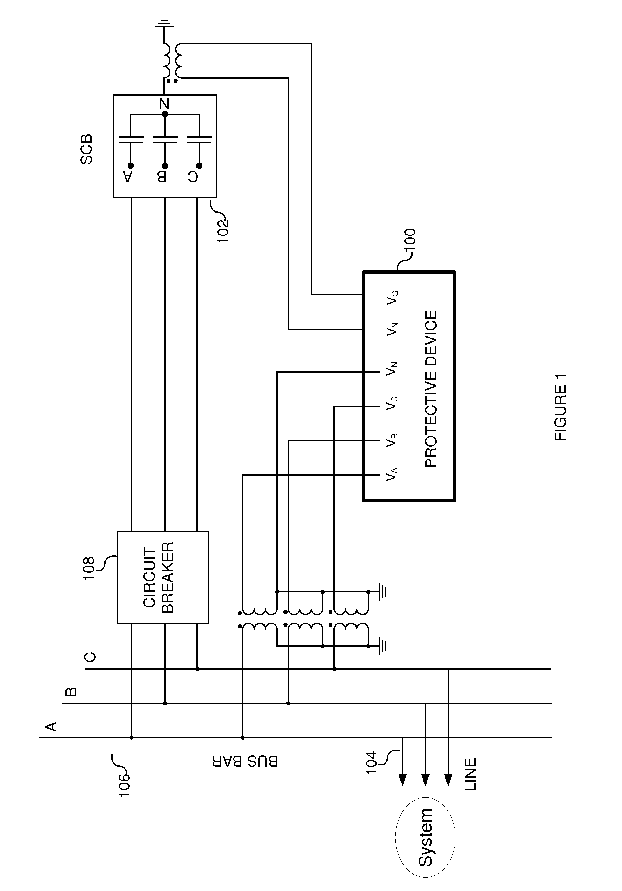 Apparatus and method for identifying a faulted phase in a shunt capacitor bank