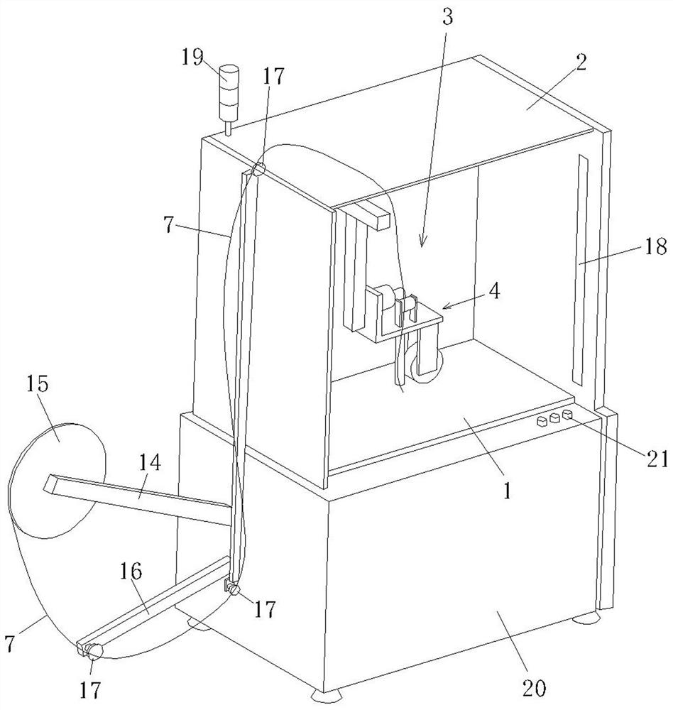 Winding machine for winding wireless charging coil of electric automobile