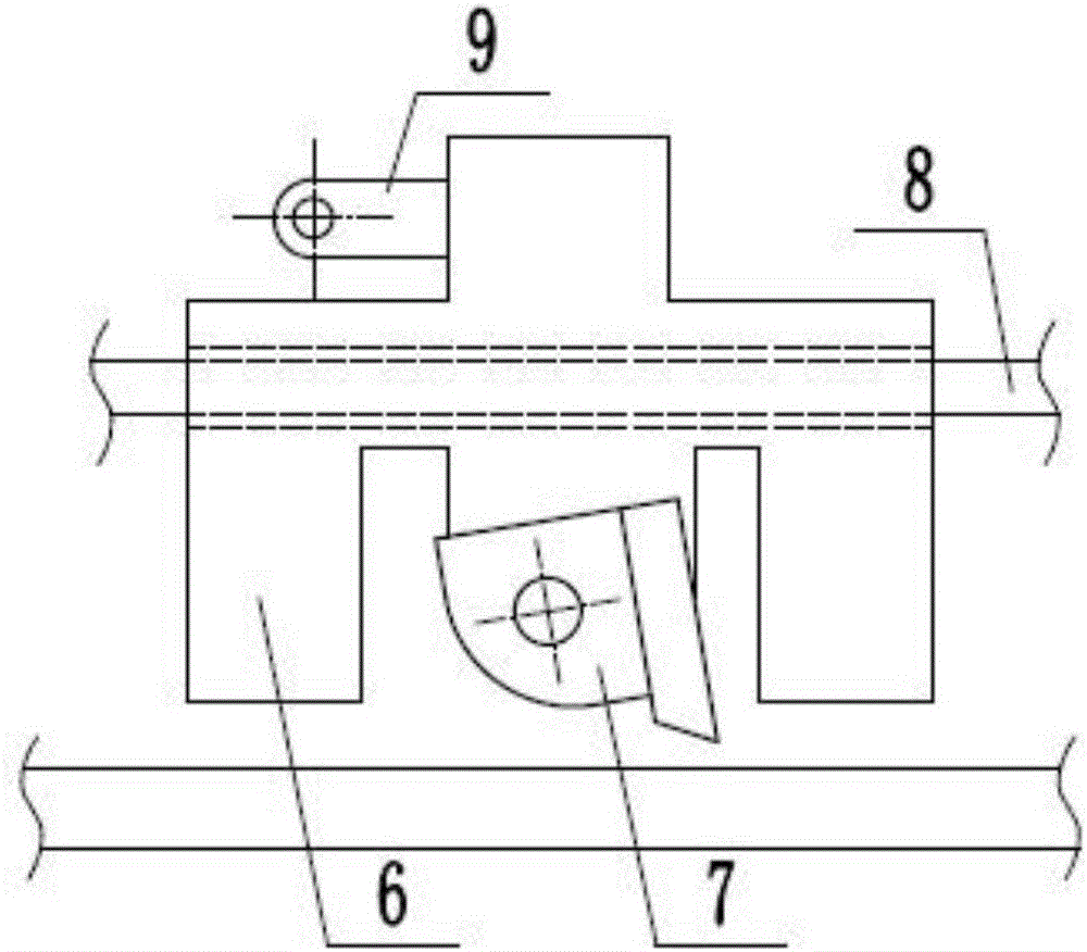 Clamping edge-type feeding device