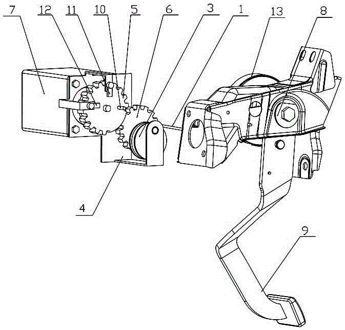 Self-lifting device for starting clutch pedal of manual transmission vehicle