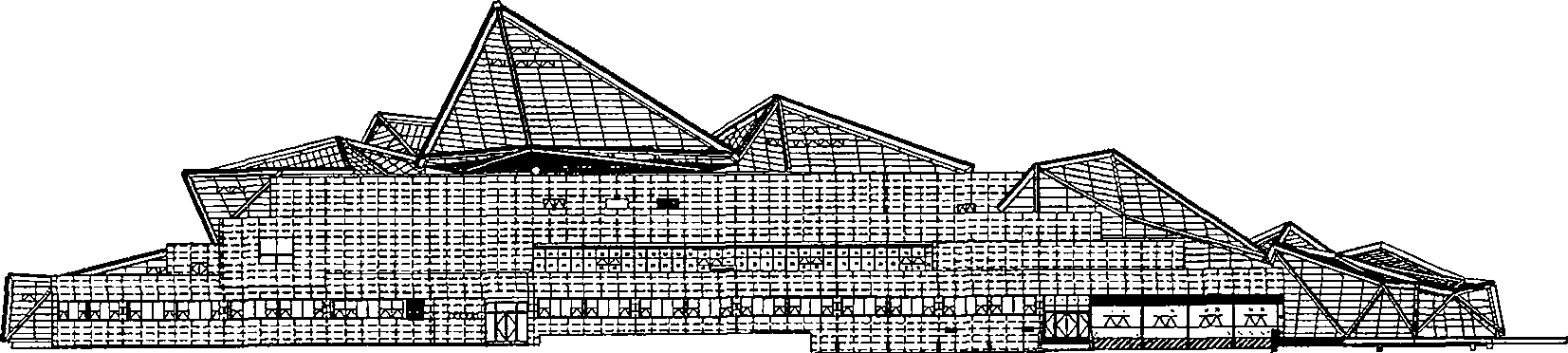 Method for measuring and locating virtual tetrahedron top of abnormity component