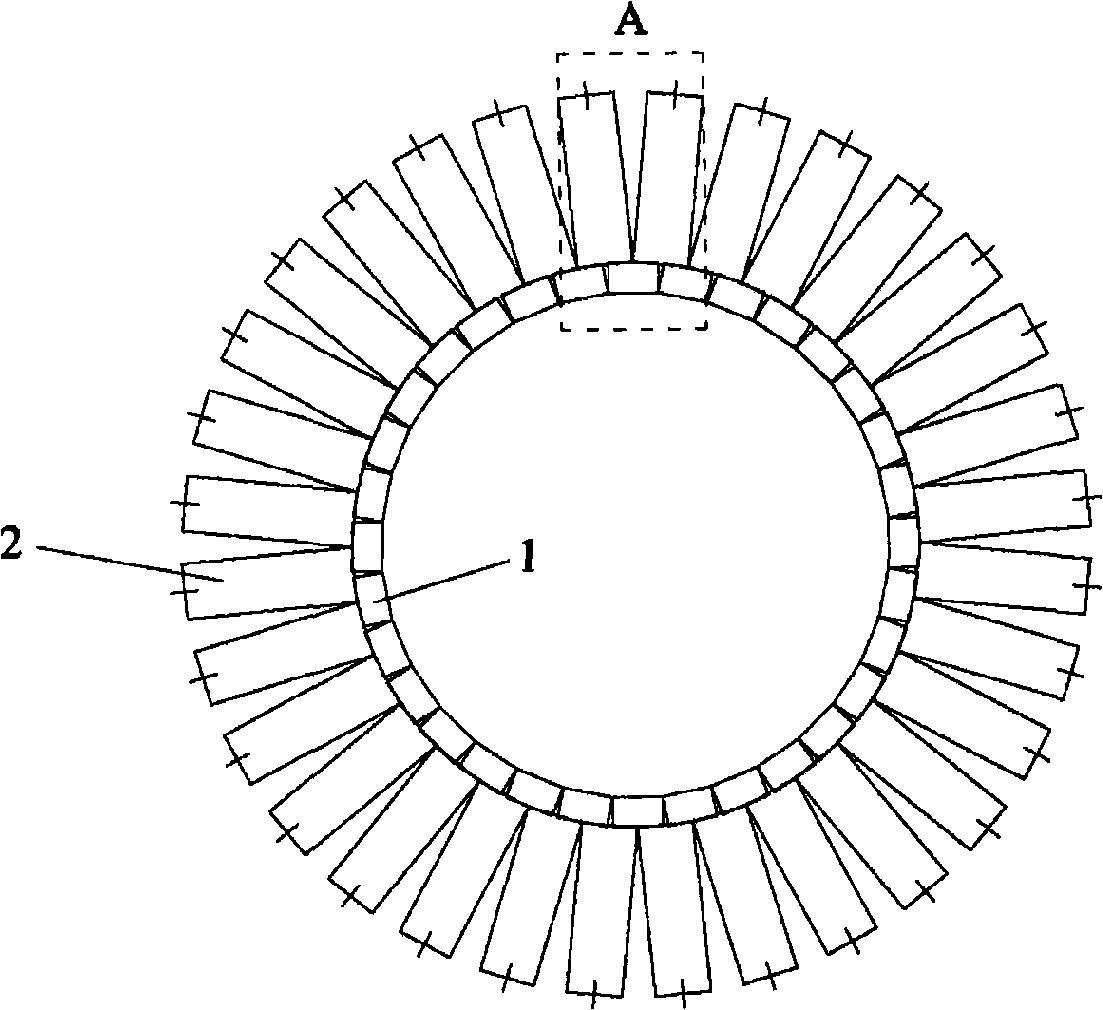 Crystal module for gamma ray detector, manufacturing method thereof and gamma ray detector