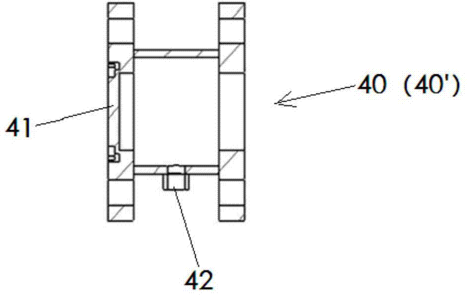 Device for detecting flue gas in flue