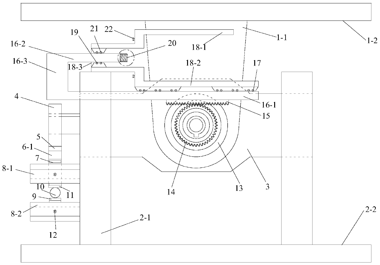 A two-way damping hinge device and damping method