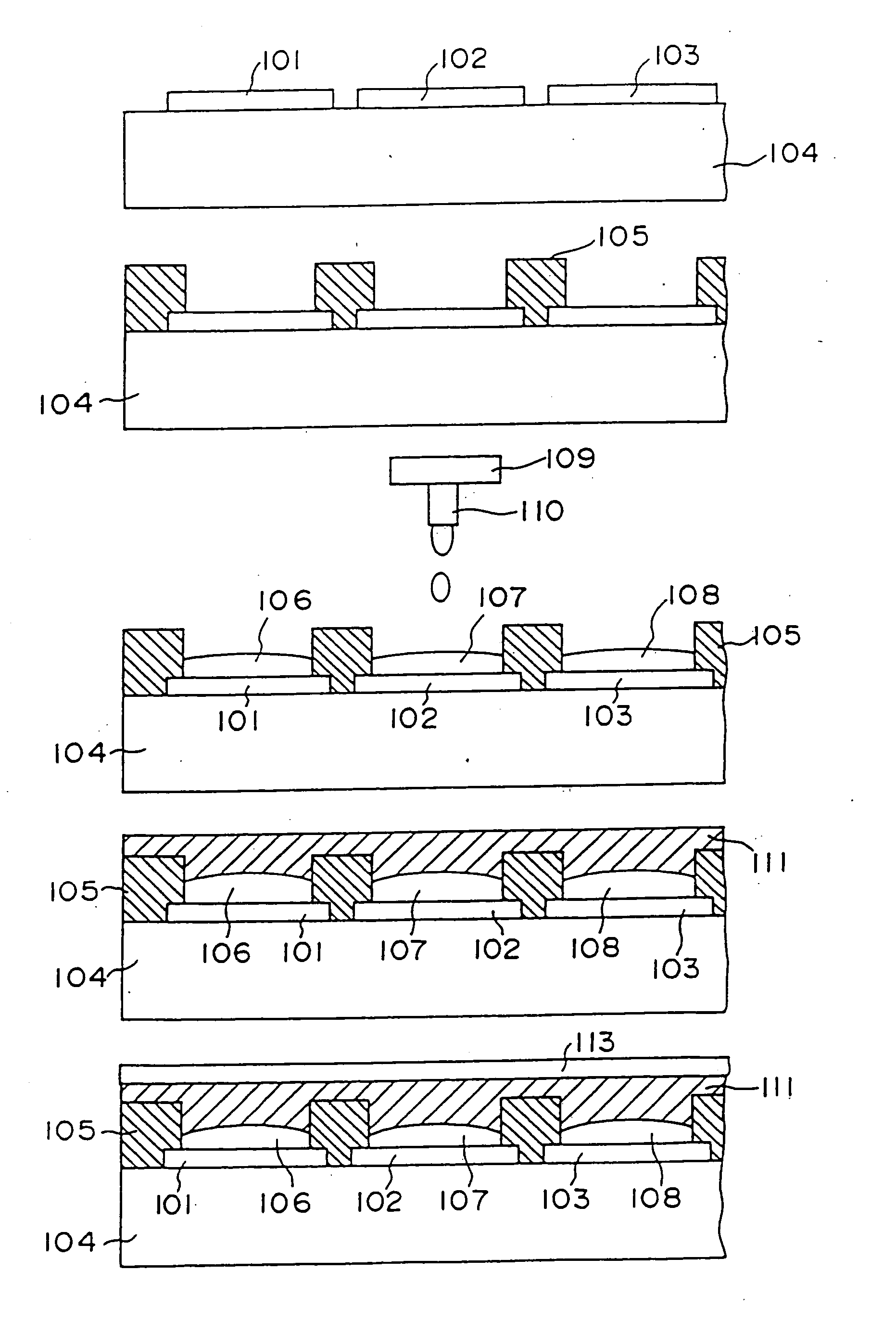 Composition for an organic el element and method of manufacturing the organic EL element