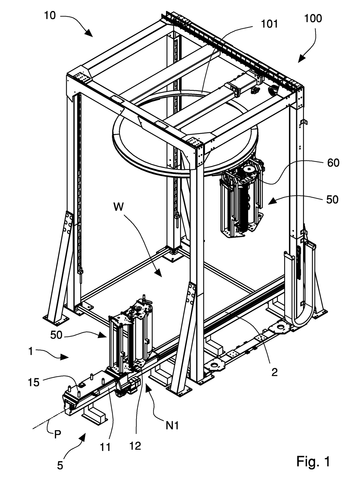 Apparatus and method for changing unwinding units in a wrapping machine, and unwinding apparatus