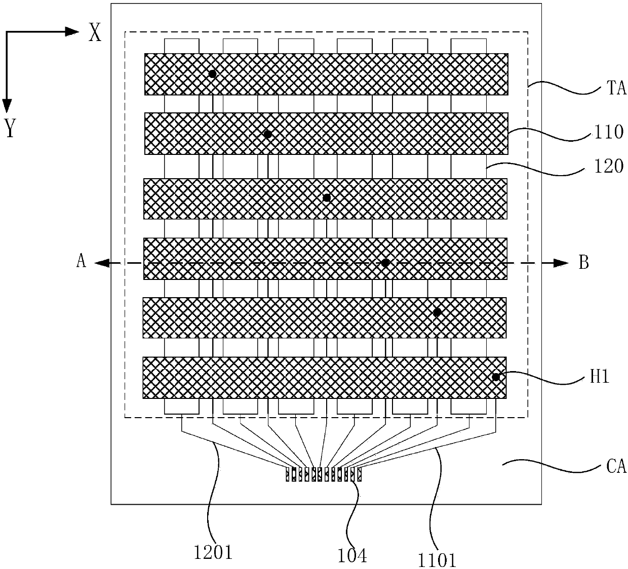 Touch sensor and touch display panel