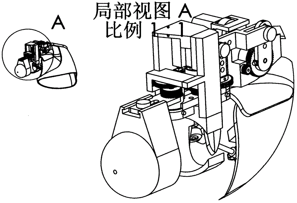 Thumb force feedback detection driving device