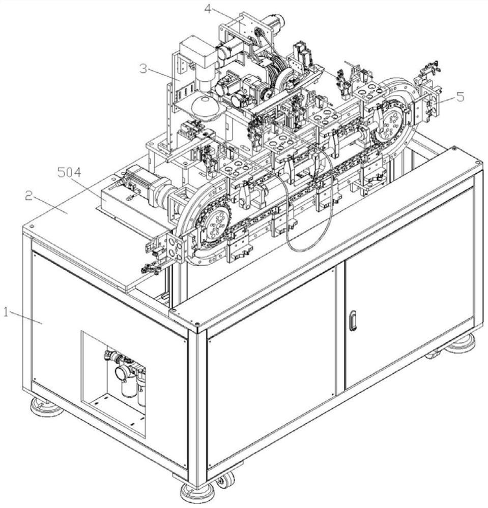 Network cable core wire automatic sequencing device