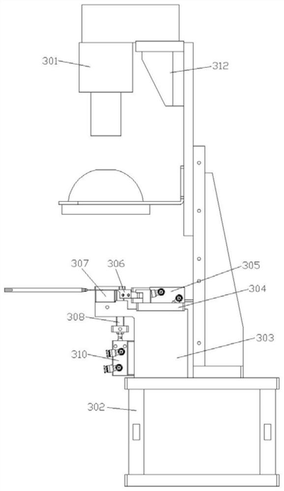 Network cable core wire automatic sequencing device