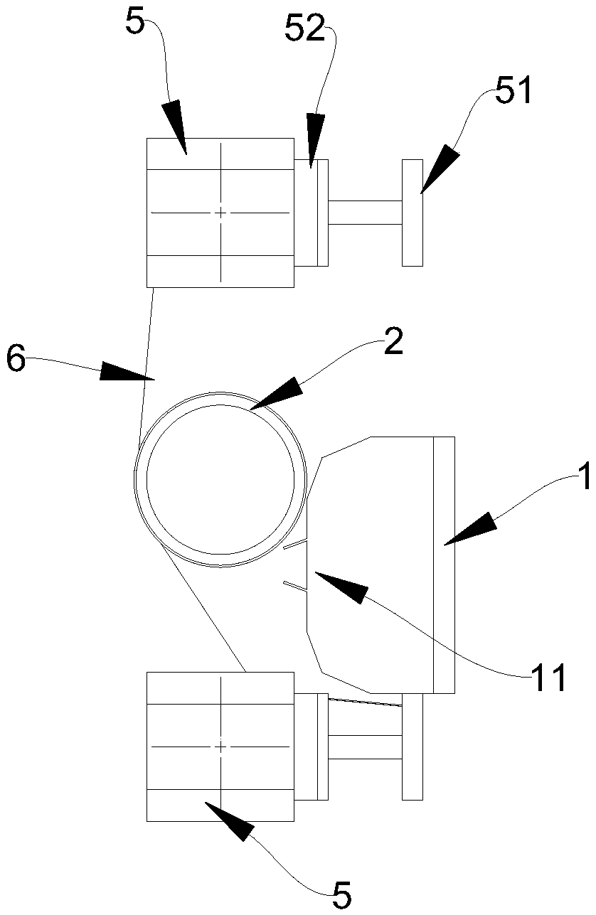 Novel carbon-coated aluminum foil blank-left coating device