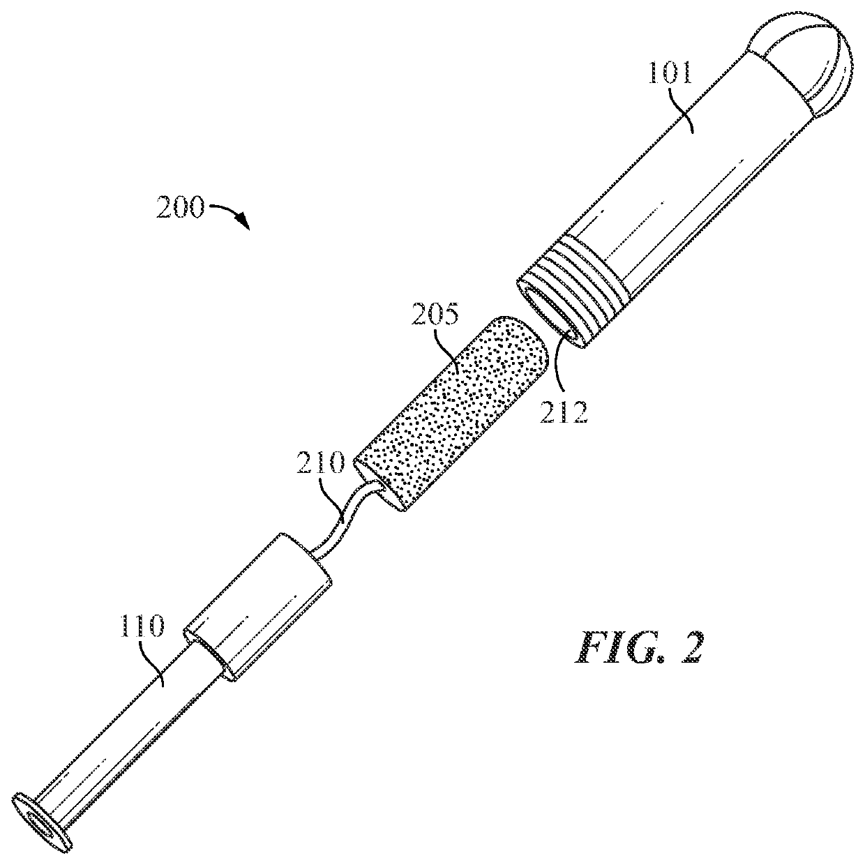 Round tip vaginal insert system and method of using the same