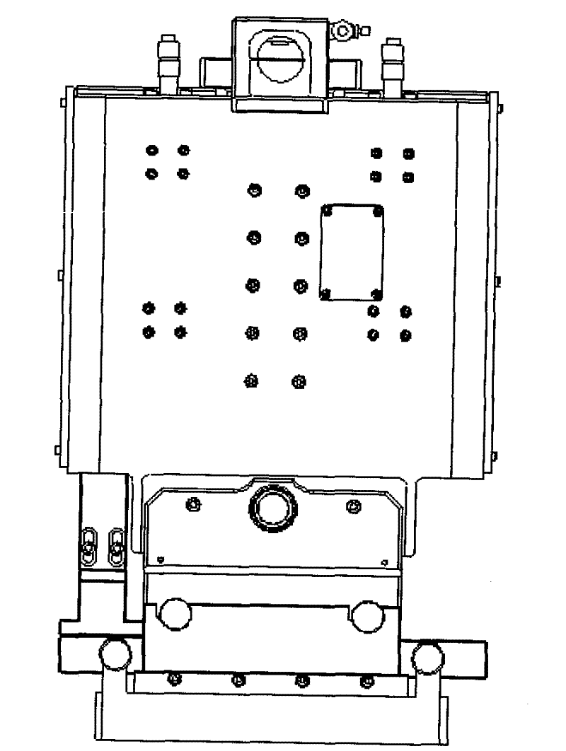 Printing pressure control device of battery plate printer