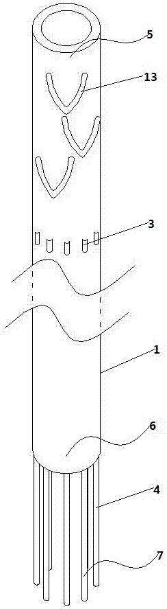 Medical non-disassembly sampling tube