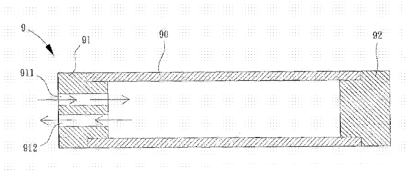 Liquid burst testing device