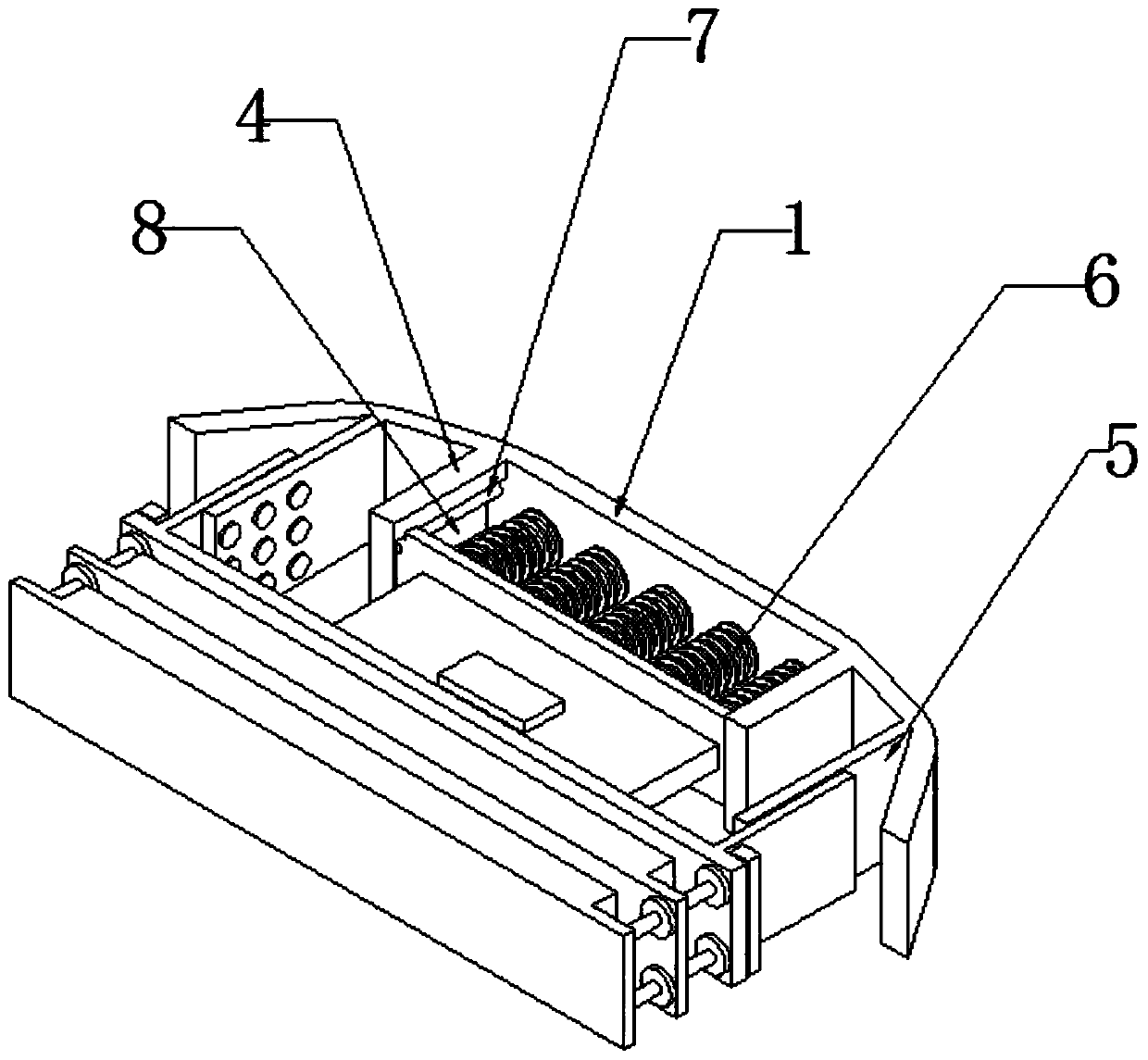 Passenger car front anti-collision structure and application method thereof