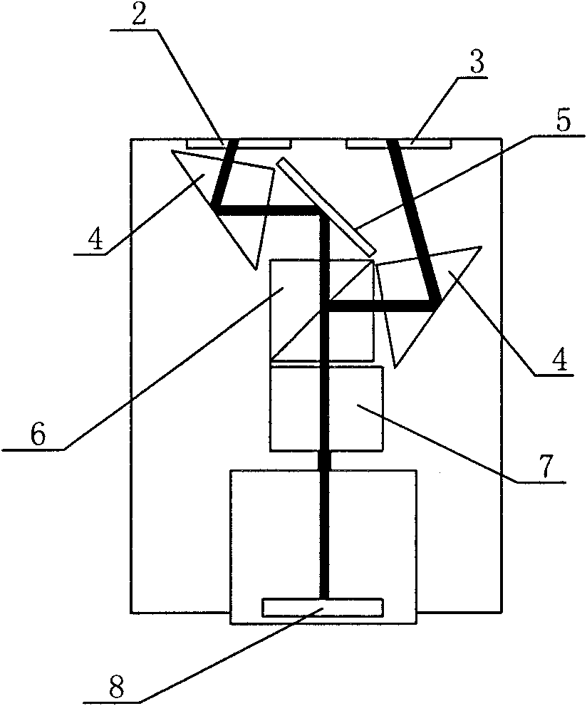 Split measurement method and device for spatial position in three-dimensional field