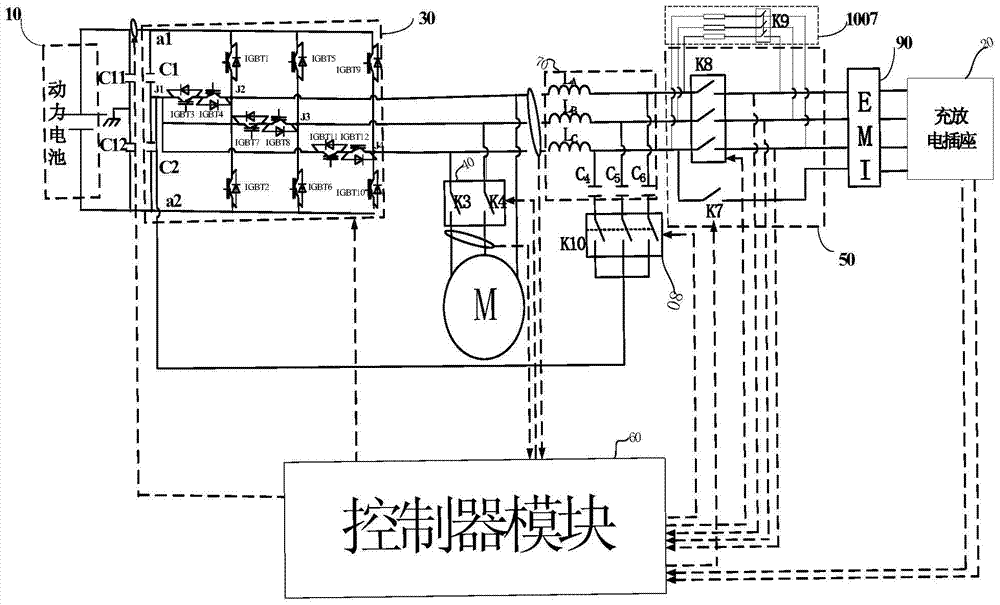 Electric vehicles and systems for external power supply of electric vehicles