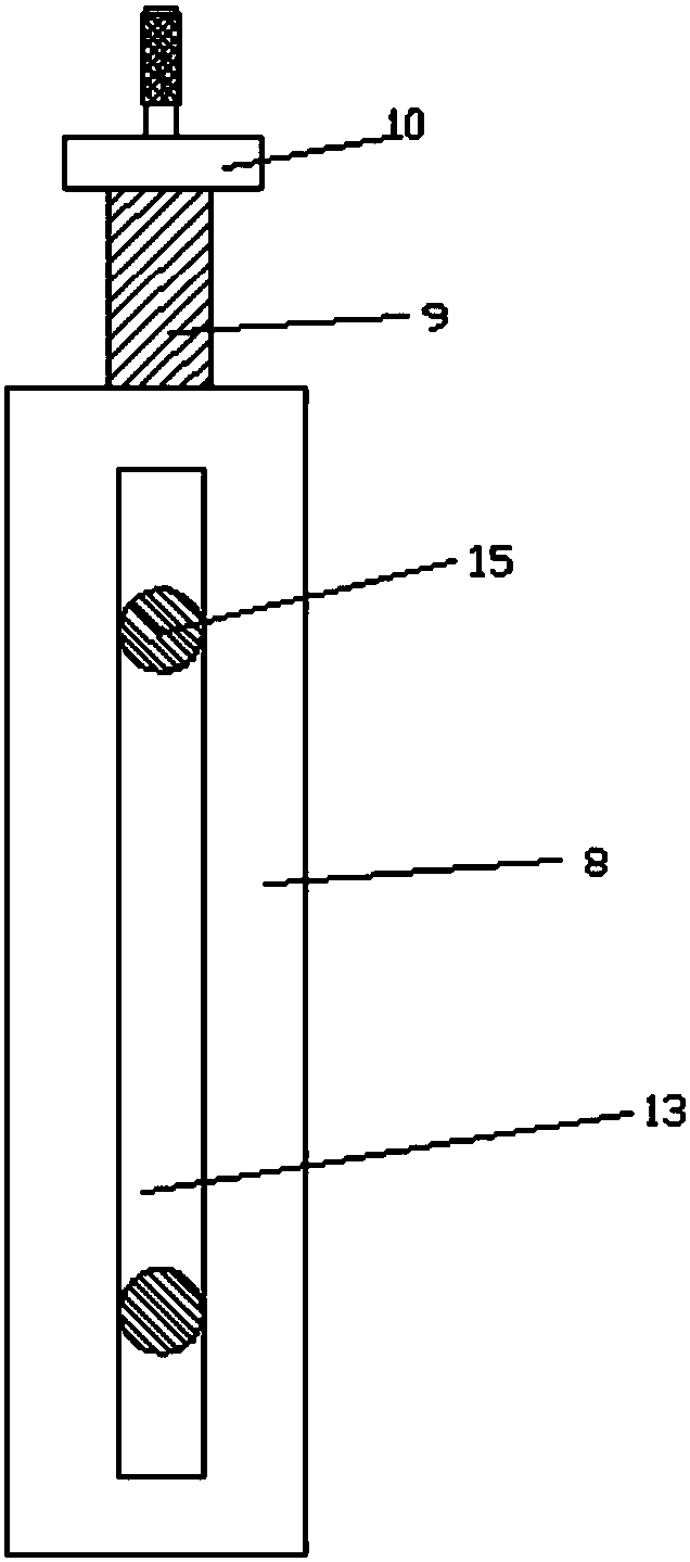 Rust-removing device for surface of mine wind and water pipeline