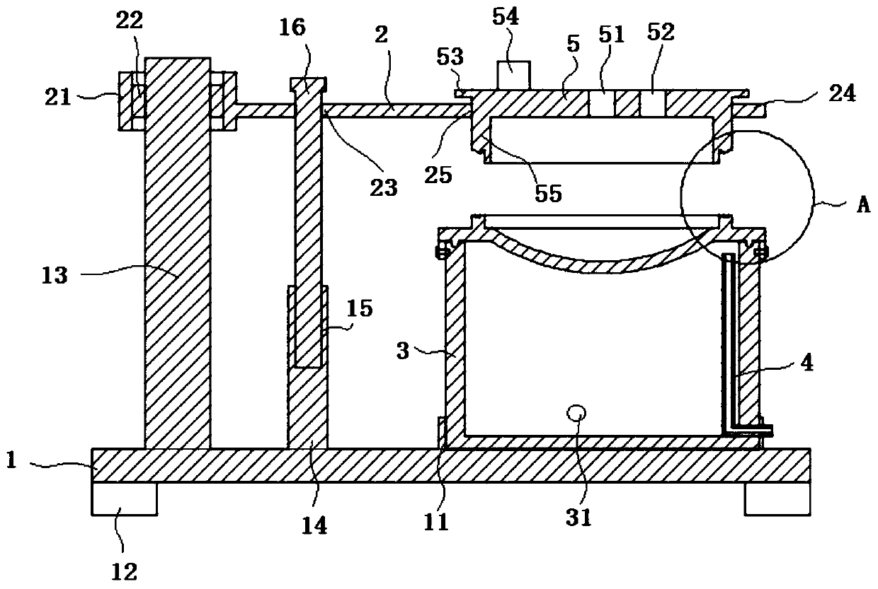 Soil sample treatment device and method based on heavy metal detection