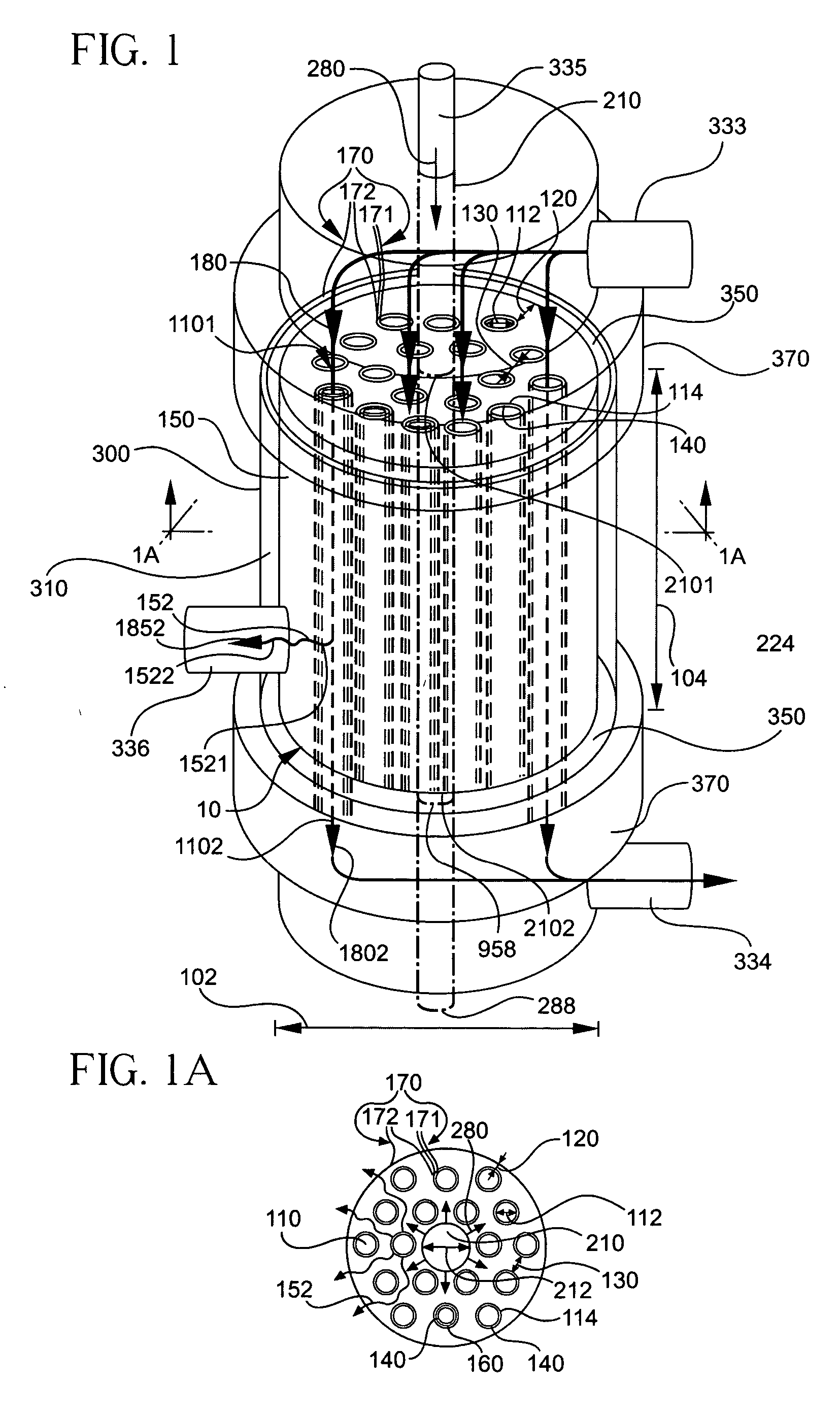 Multi-channel cross-flow porous device