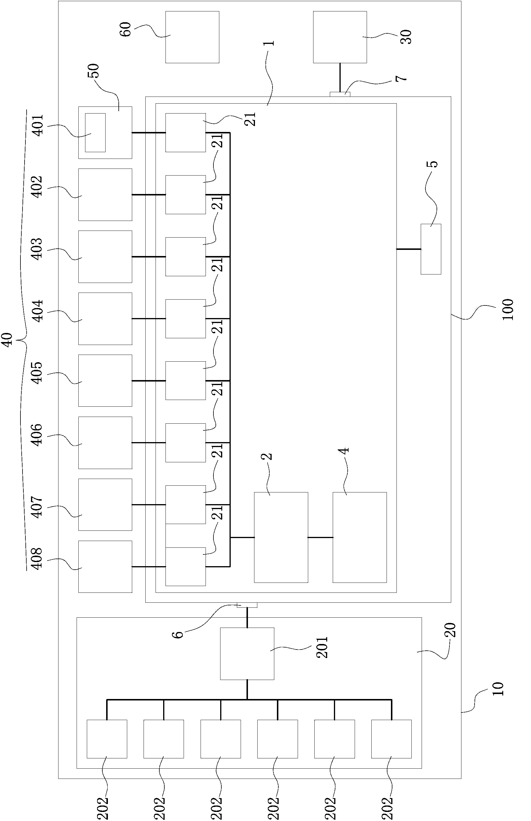 Externally-hung type electric shock preventing device of batteries