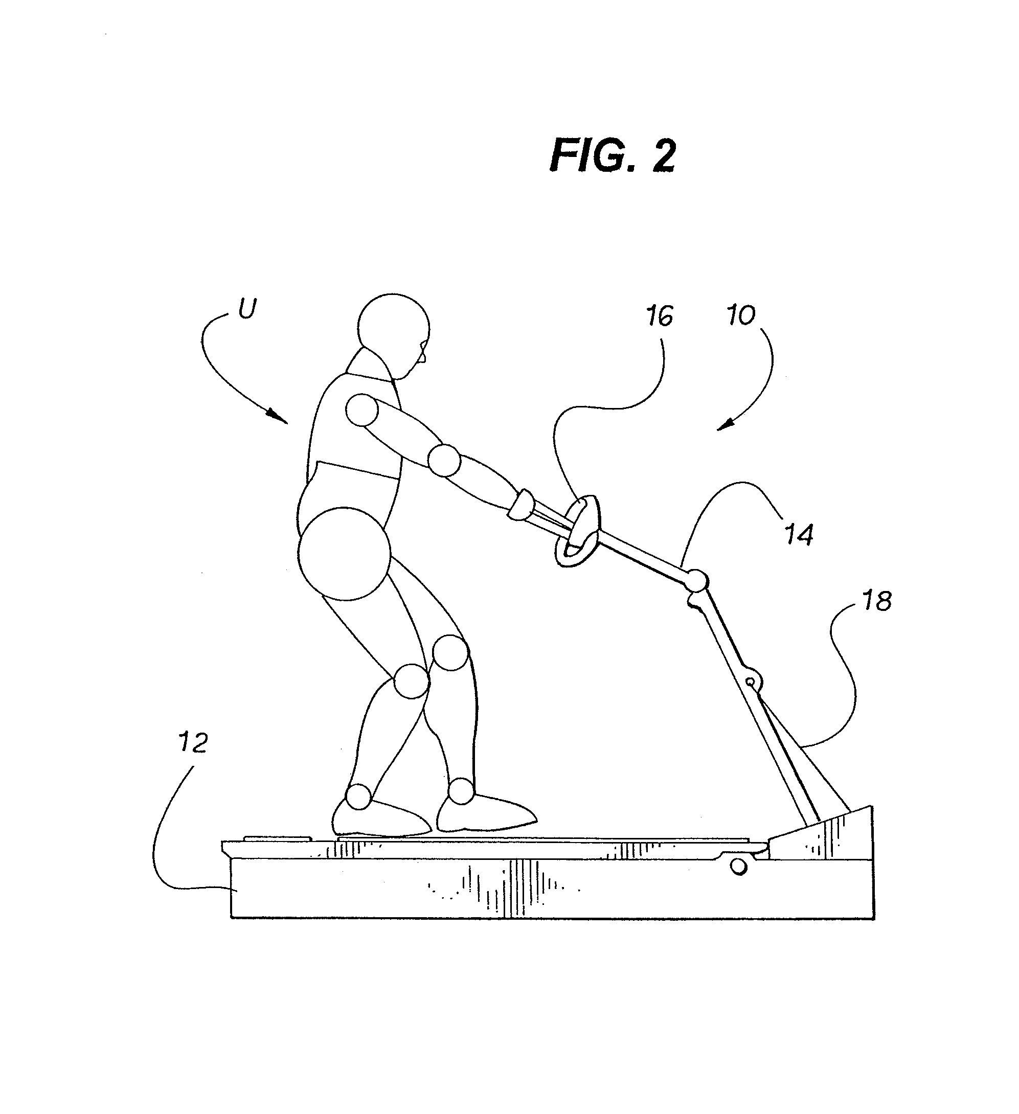 Exercise treadmill for pulling and dragging action