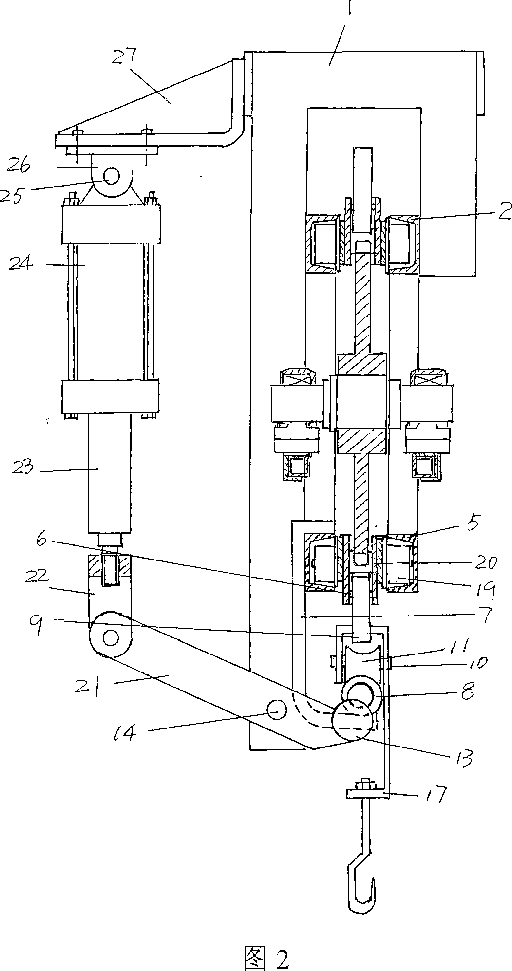 Livestock ketone body secondary supporting leg device