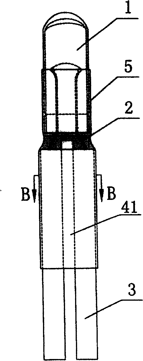 Hot melt isolater and decorative lamp using seid isolater and its manufacturing method