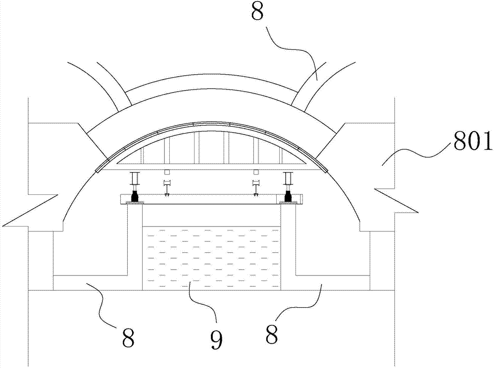 Suspension rail type construction trolley