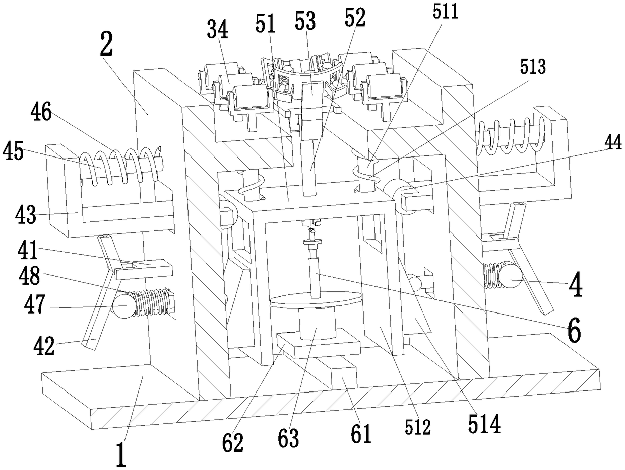 Production fixing clamp for medicine pharmacy