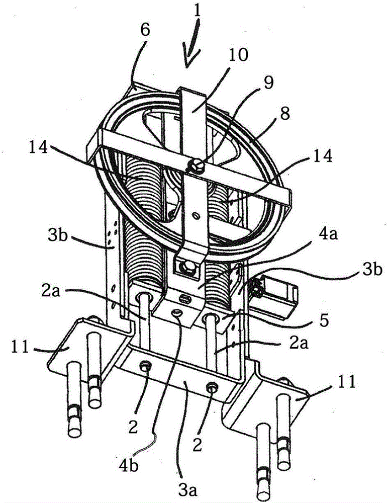 Spring-loaded tensioning device for speed limiting steel wire rope