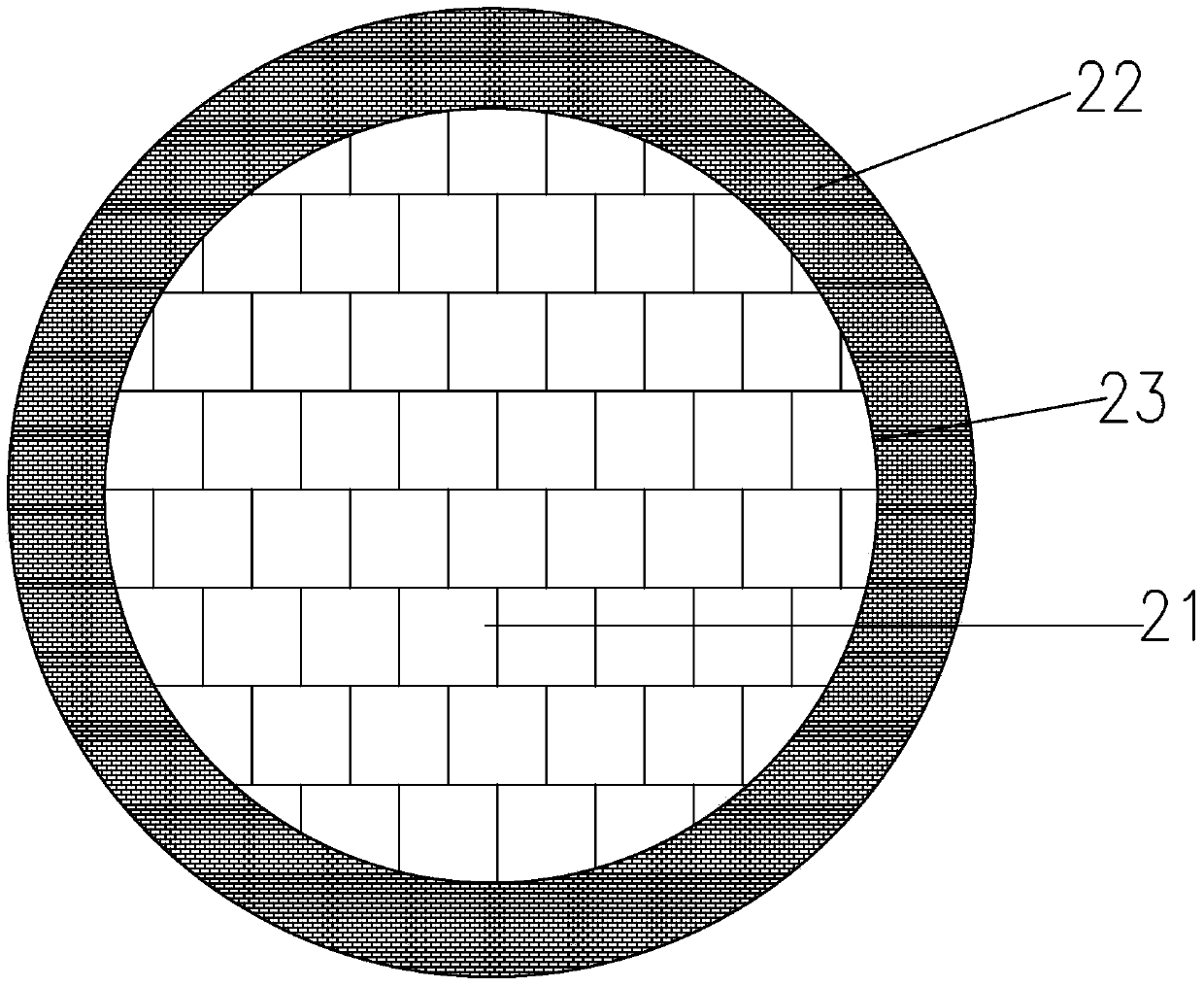 High-concentration ammonia-nitrogen wastewater treatment device