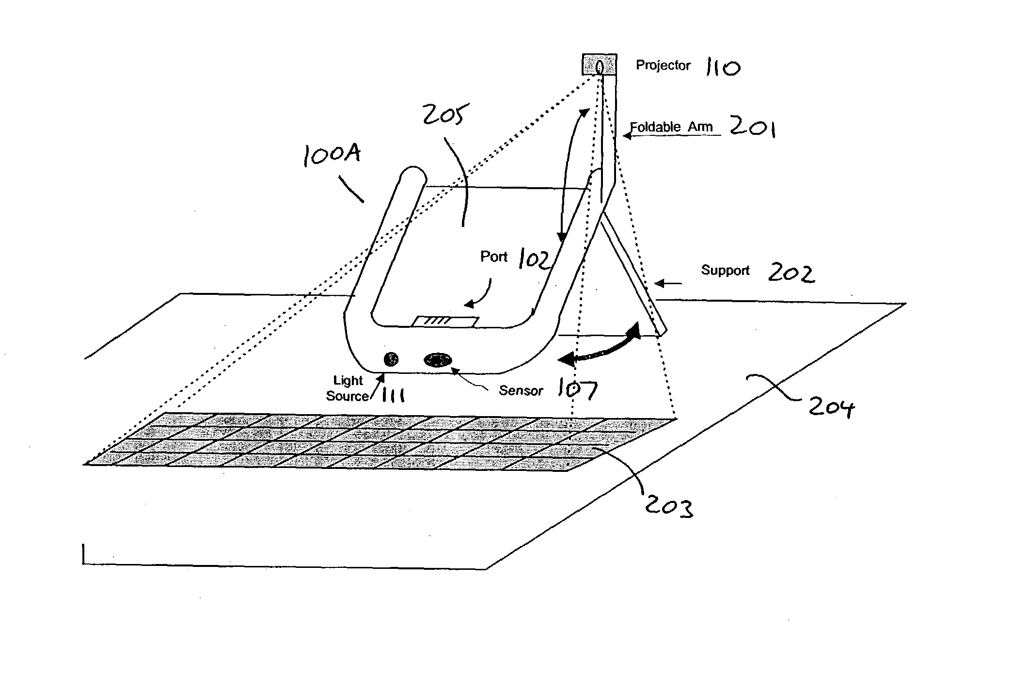 Portable sensory input device